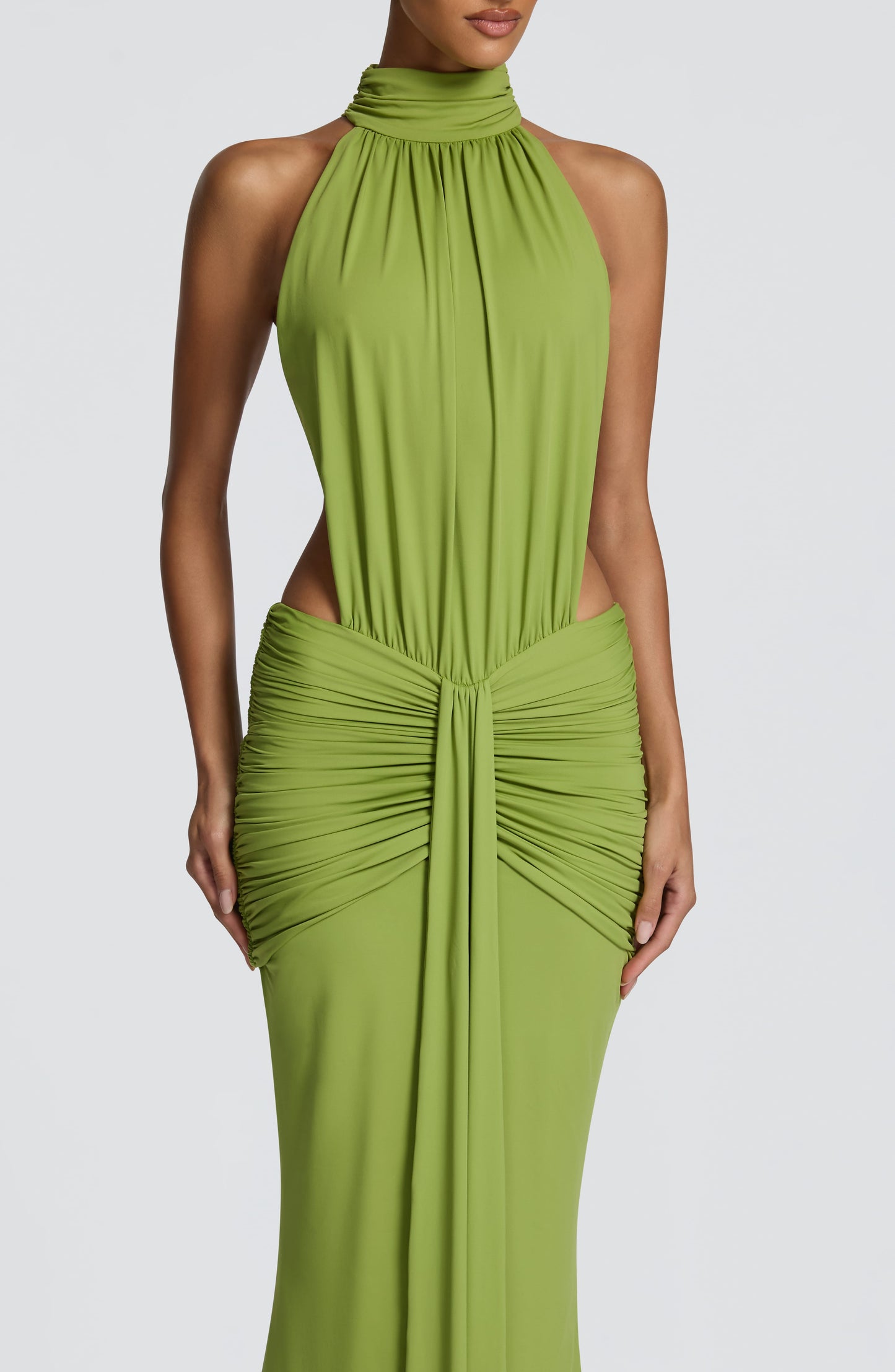 Theila Floral Print Sleeveless Maxi Dress