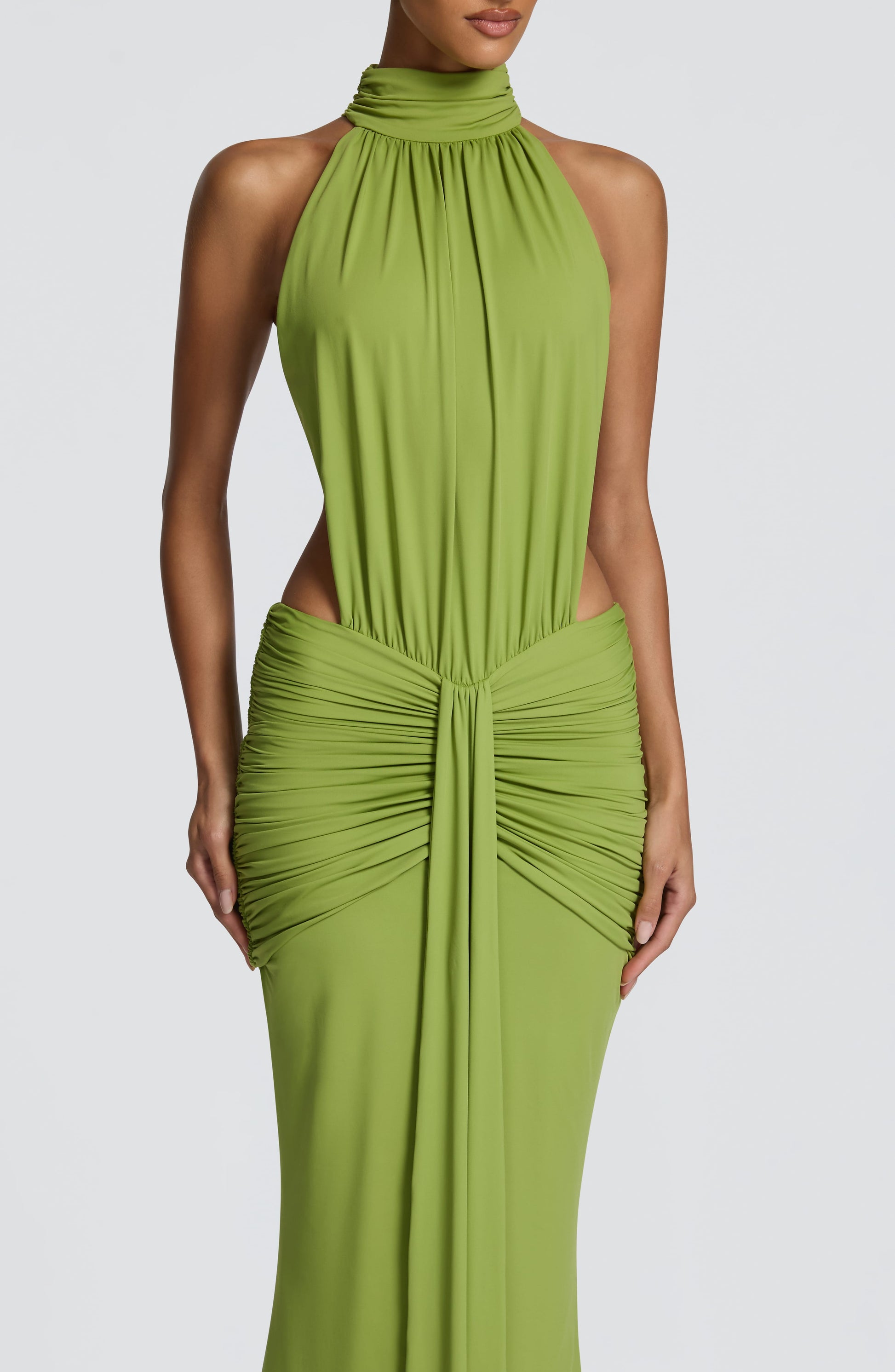 Theila Floral Print Sleeveless Maxi Dress